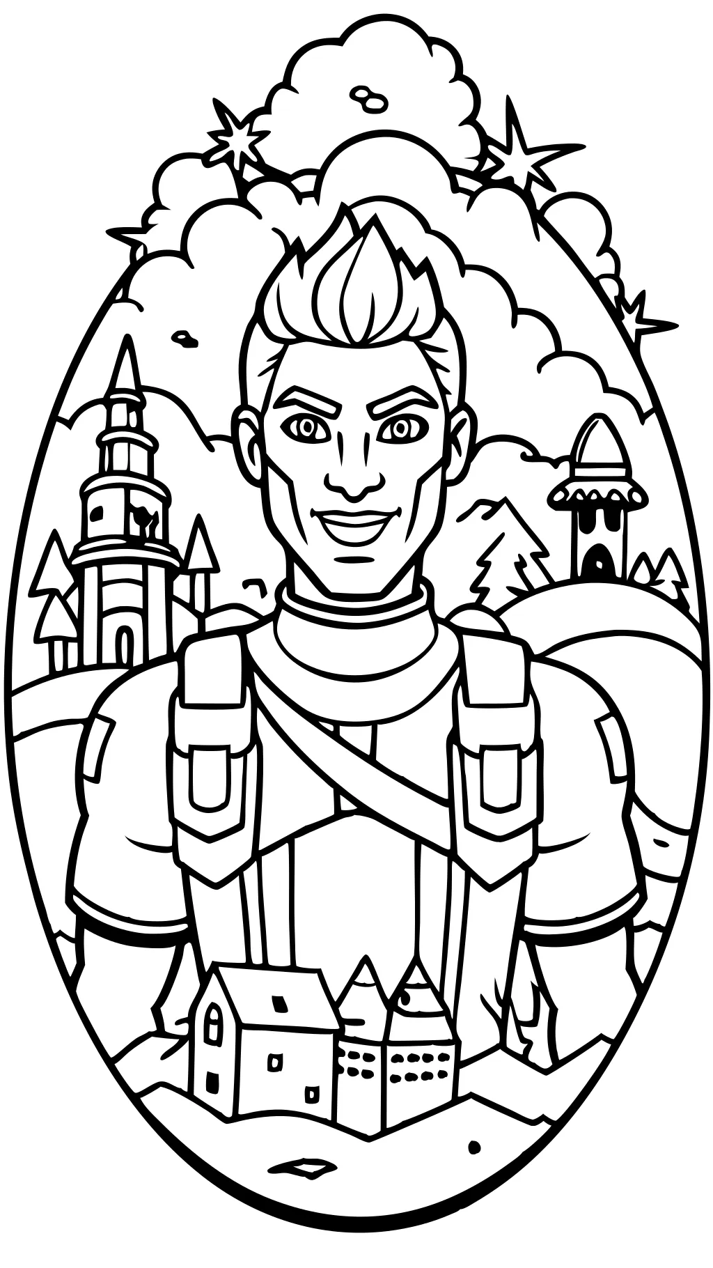 fortnite coloring page